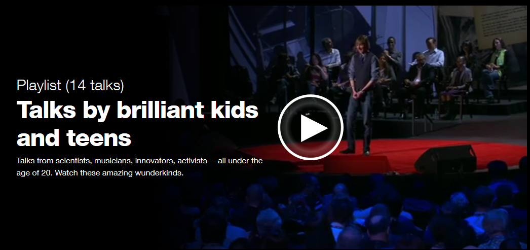 Talks by brilliant kids